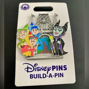 Disney Pins Build a Pin Maleficent & Sleeping Beauty New